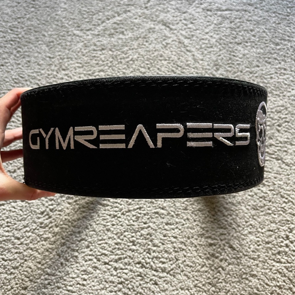 Gymreapers Black Weightlifting Belt